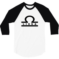 Zodiac Libra 3/4 Sleeve Shirt | Artistshot