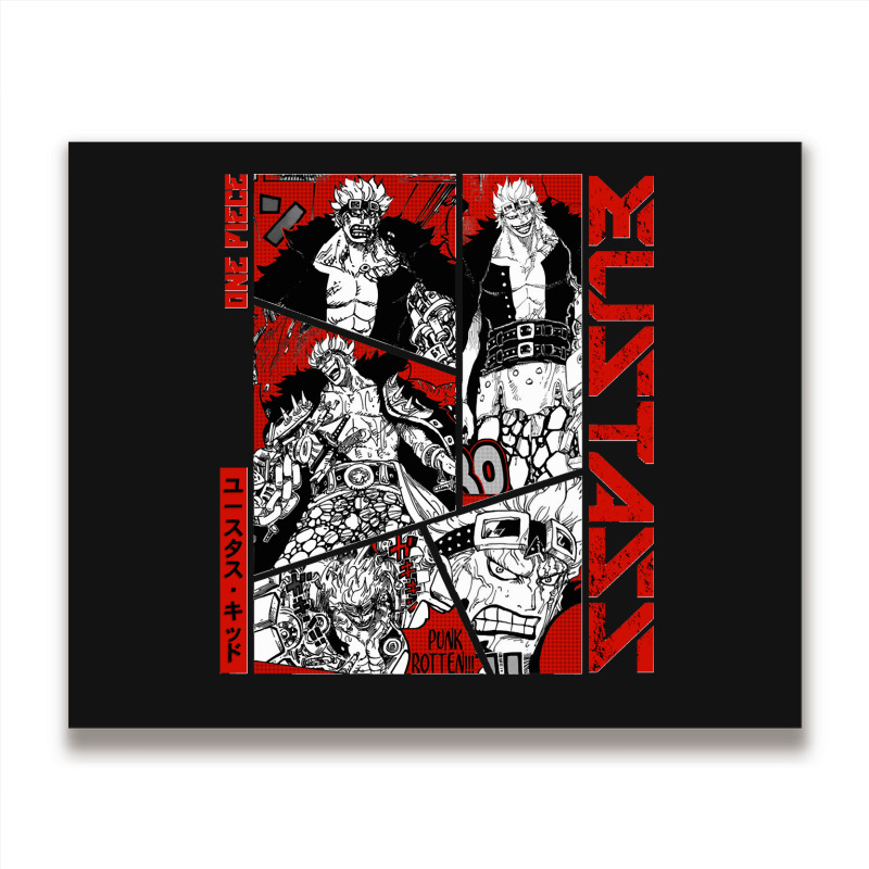 Eustass Kid Manga Panel Metal Print Horizontal | Artistshot