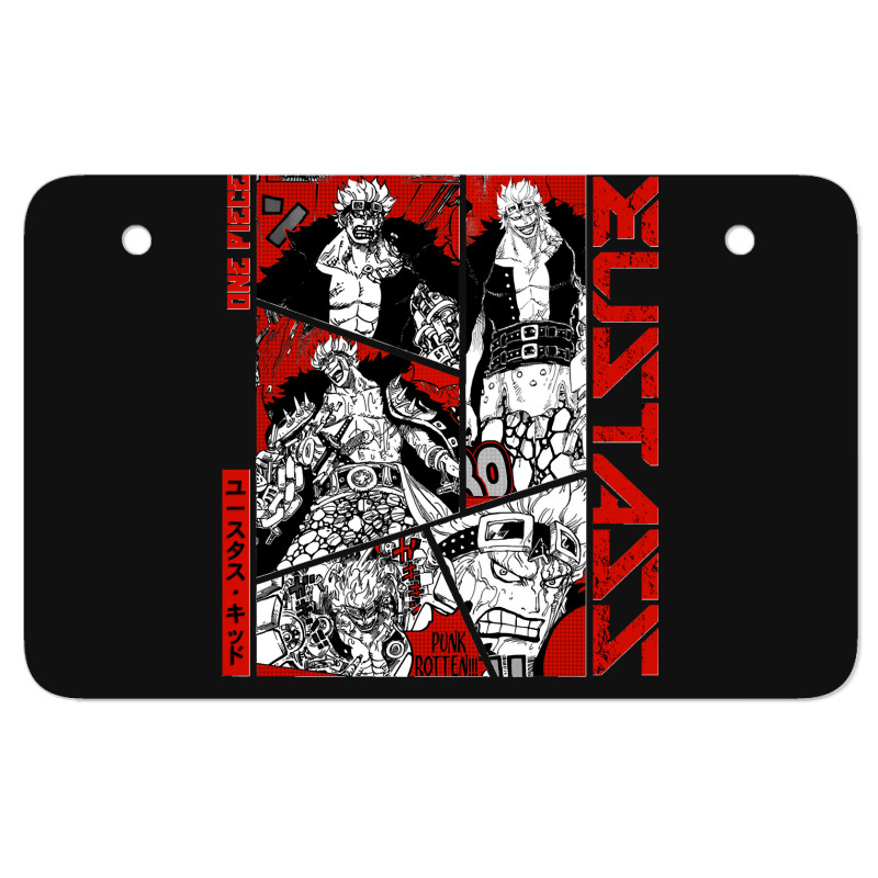 Eustass Kid Manga Panel Atv License Plate | Artistshot