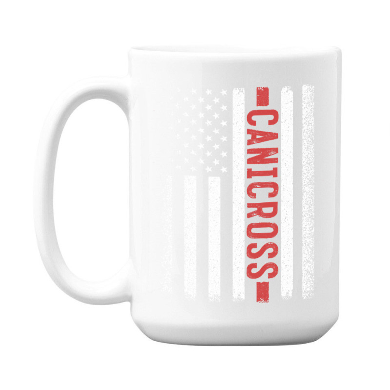 Canicross American Flag, Canicross American Flag Art, Canicross Americ 15 Oz Coffee Mug | Artistshot