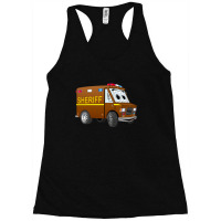 Sheriff Mini Van Cartoon Racerback Tank | Artistshot