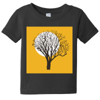 Yellow Minimal Nature, Yellow Minimal Nature Art, Yellow Minimal Natur Baby Tee | Artistshot