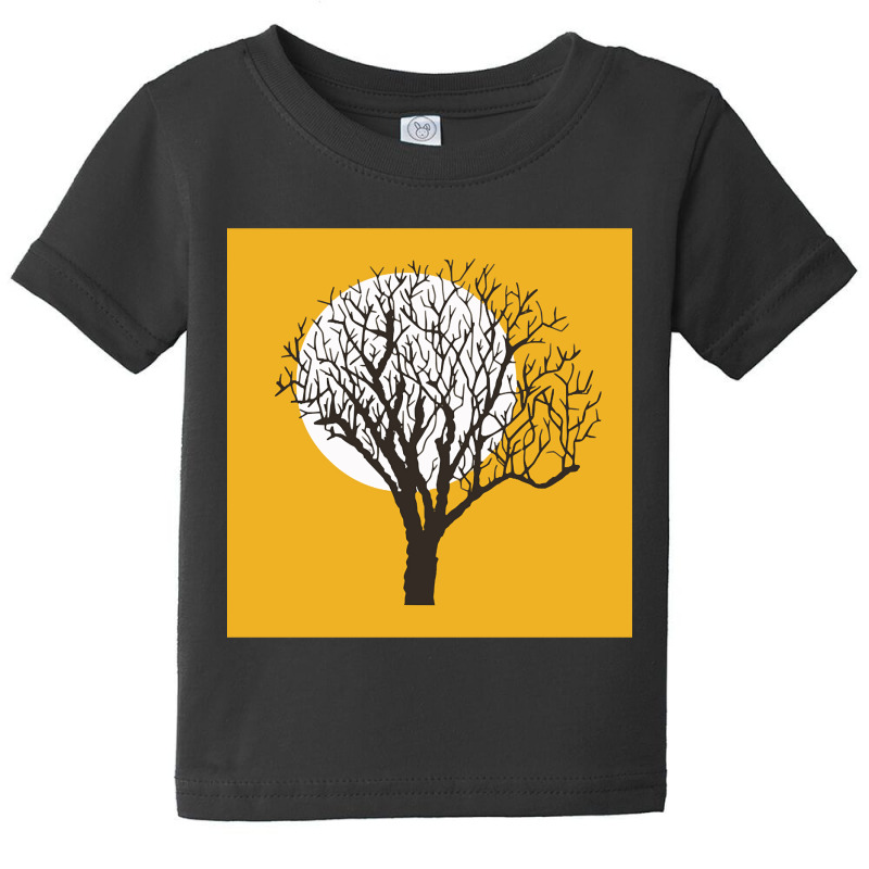 Yellow Minimal Nature, Yellow Minimal Nature Art, Yellow Minimal Natur Baby Tee by SHUYT456 | Artistshot