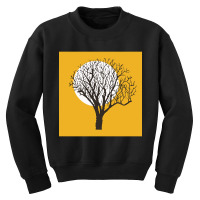 Yellow Minimal Nature, Yellow Minimal Nature Art, Yellow Minimal Natur Youth Sweatshirt | Artistshot