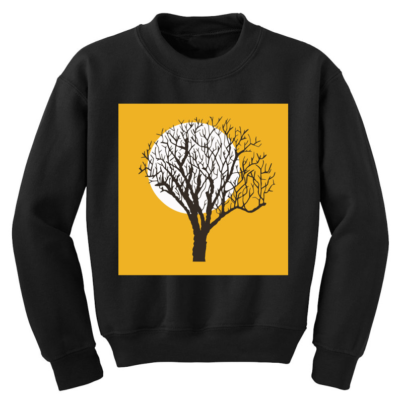 Yellow Minimal Nature, Yellow Minimal Nature Art, Yellow Minimal Natur Youth Sweatshirt by SHUYT456 | Artistshot