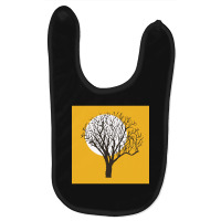 Yellow Minimal Nature, Yellow Minimal Nature Art, Yellow Minimal Natur Baby Bibs | Artistshot