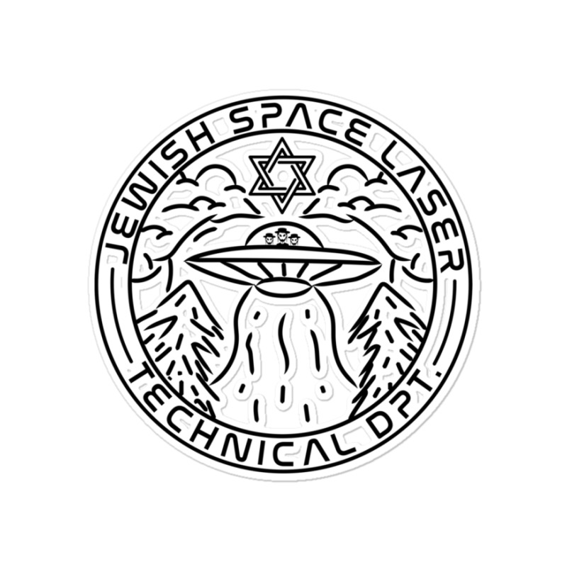 Jewish Space Laser Technical Dpt. Sticker | Artistshot