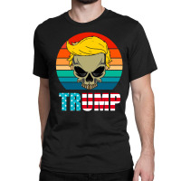 Funny Trump Skull Trump 2020  T Shirt Classic T-shirt | Artistshot