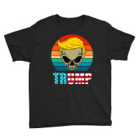 Funny Trump Skull Trump 2020  T Shirt Youth Tee | Artistshot