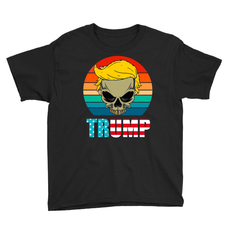 Funny Trump Skull Trump 2020  T Shirt Youth Tee | Artistshot