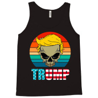 Funny Trump Skull Trump 2020  T Shirt Tank Top | Artistshot