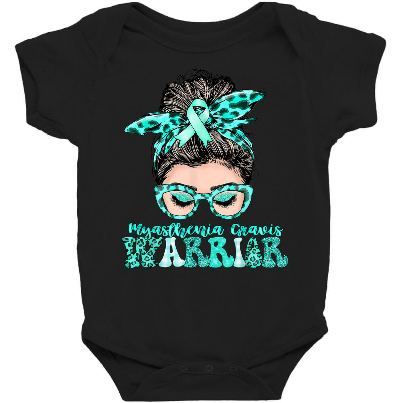 Women Myasthenia Gravis Warrior Gifts Baby Bodysuit | Artistshot