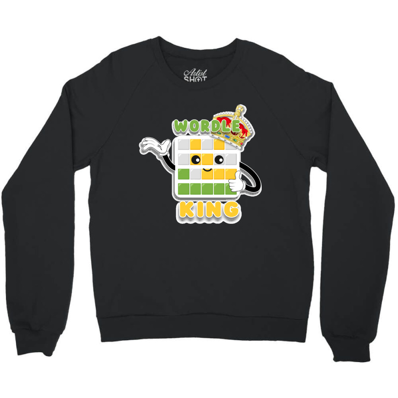 Wordle King Daily Word Game Wordle Kawaii Crewneck Sweatshirt | Artistshot