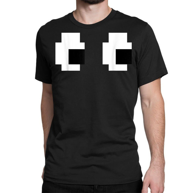 Retro Arcade Game Ghost 80s 8 Bit Halloween Group Costume T Shirt Classic T-shirt by ardylanda | Artistshot