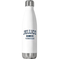 Jellico Tennessee Tn Vintage Athletic Sports Design Stainless Steel Water Bottle | Artistshot