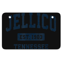 Jellico Tennessee Tn Vintage Athletic Sports Design Atv License Plate | Artistshot