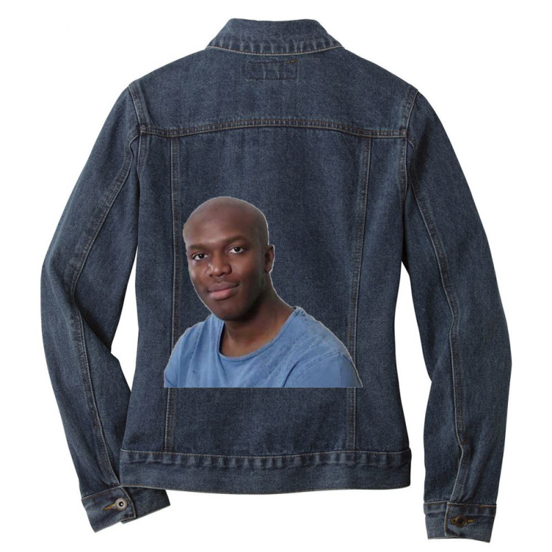 Funny Ksi Baldiski Jj Olatunji Team Ladies Denim Jacket by cm-arts | Artistshot