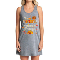 One Thankful Assistant Principal Fall Autumn Thanksgiving Tank Dress | Artistshot