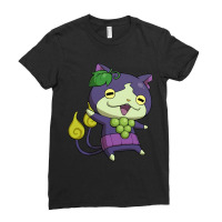 Grape Jibanyan Ladies Fitted T-shirt | Artistshot