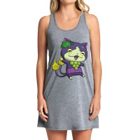 Grape Jibanyan Tank Dress | Artistshot