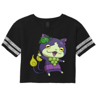 Grape Jibanyan Scorecard Crop Tee | Artistshot