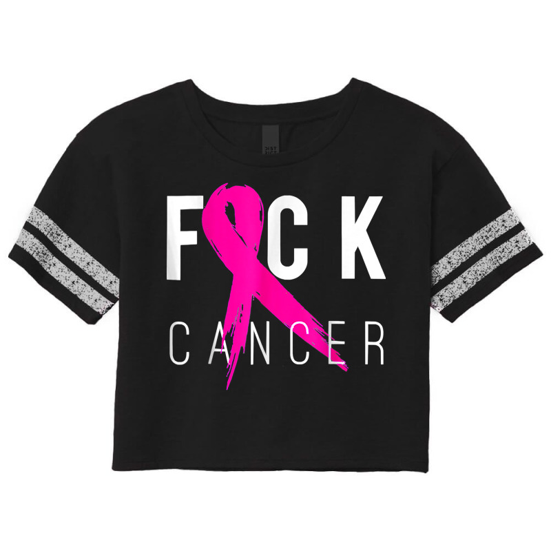 Fuck Cancer Scorecard Crop Tee by Outpost | Artistshot