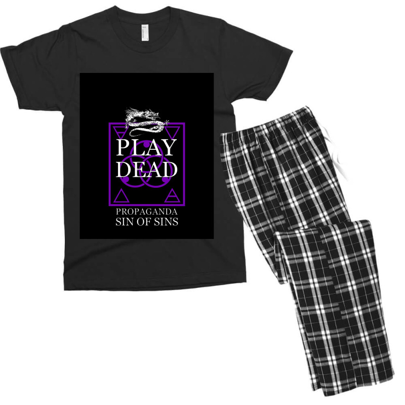 Play Dead - Propaganda. Graphic Men's T-shirt Pajama Set | Artistshot