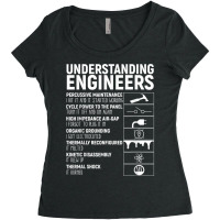 Understanding Engineers Funny Mechanical Engineering Women's Triblend Scoop T-shirt | Artistshot