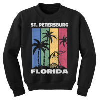 St. Petersburg Souvenir   Florida Reminder Youth Sweatshirt | Artistshot