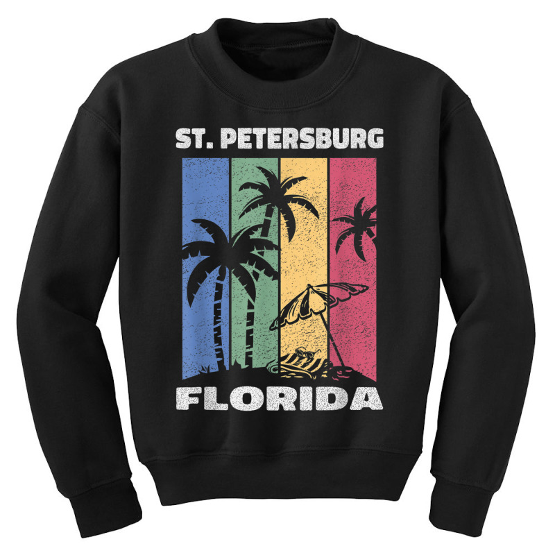 St. Petersburg Souvenir   Florida Reminder Youth Sweatshirt by August | Artistshot