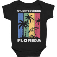 St. Petersburg Souvenir   Florida Reminder Baby Bodysuit | Artistshot