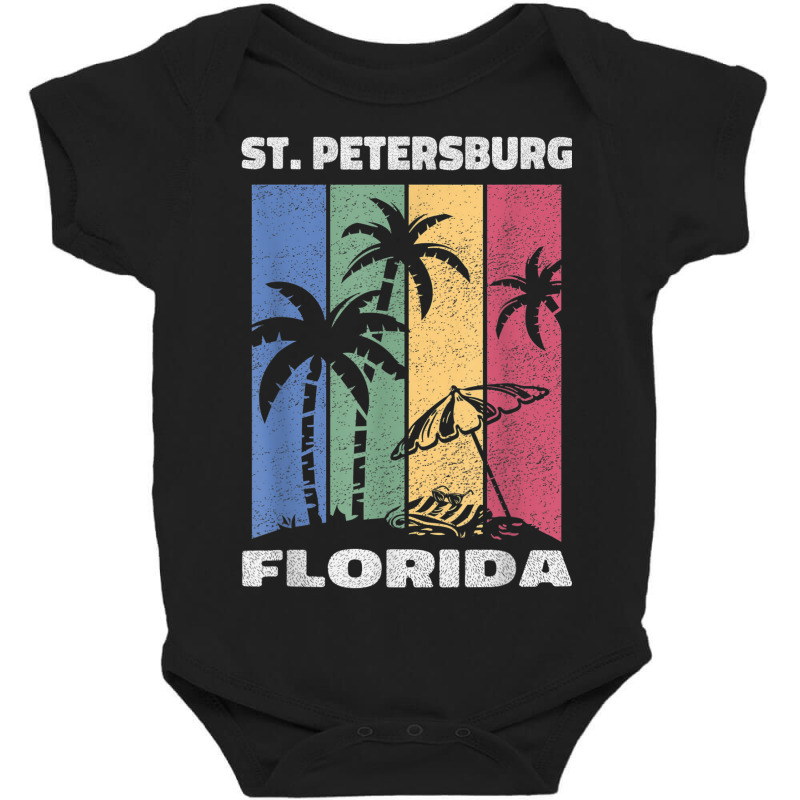 St. Petersburg Souvenir   Florida Reminder Baby Bodysuit by August | Artistshot