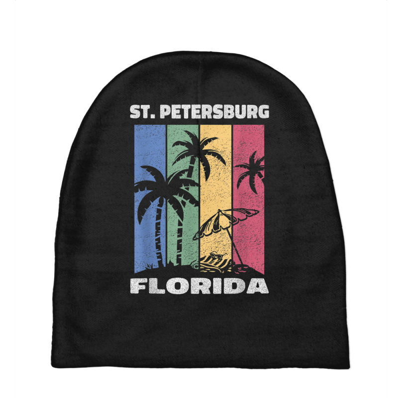 St. Petersburg Souvenir   Florida Reminder Baby Beanies by August | Artistshot