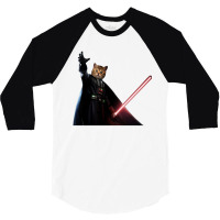 Darth Vader Cat 3/4 Sleeve Shirt | Artistshot