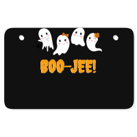 Halloween T  Shirt Boo  Jee! Ghosts Halloween 873873 Atv License Plate | Artistshot