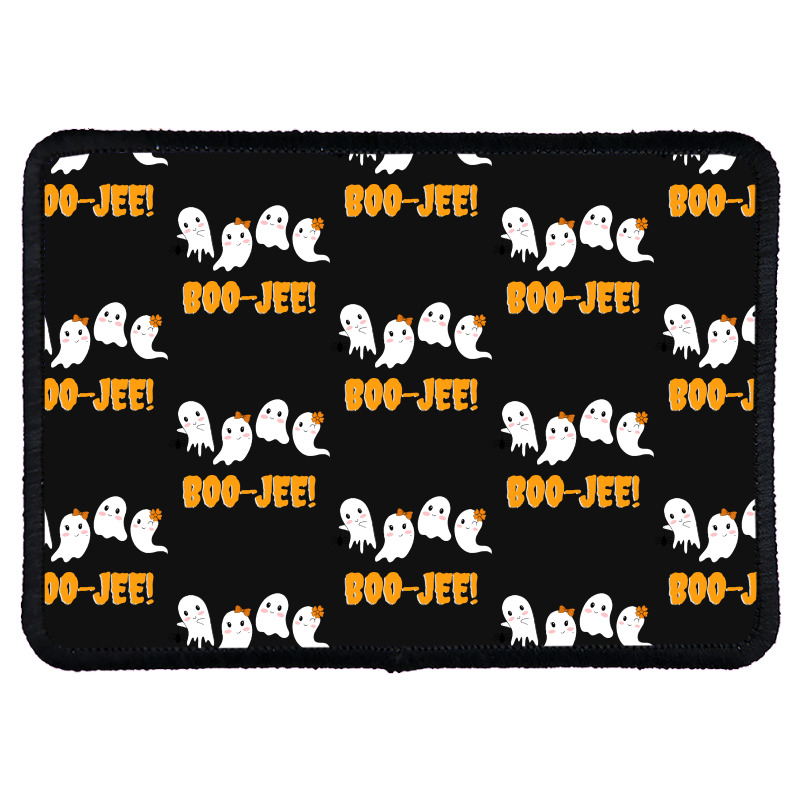 Halloween T  Shirt Boo  Jee! Ghosts Halloween 873873 Rectangle Patch | Artistshot