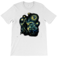 Darth Vader Starry Night T-shirt | Artistshot