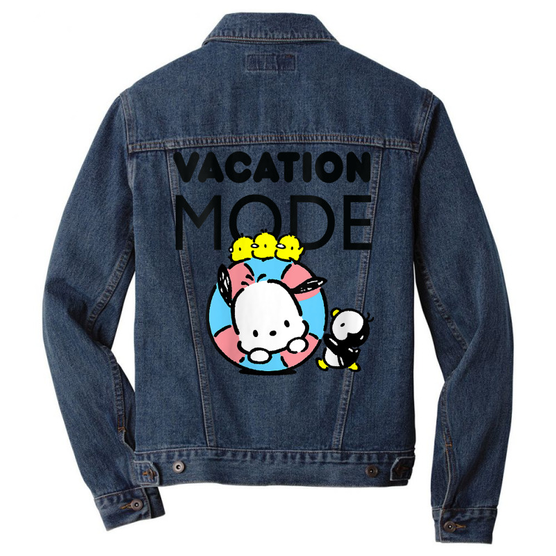 Womens Pochacco Vacation Mode V Neck T Shirt Men Denim Jacket | Artistshot