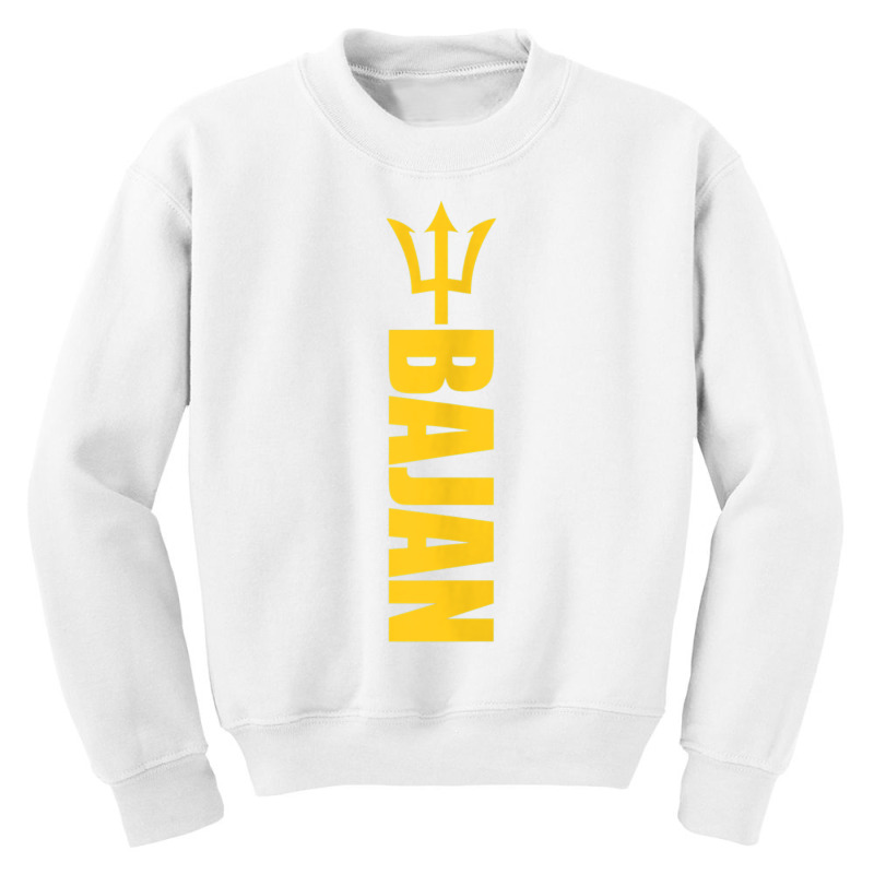 Graphic Bajan Tridents Apparel Vertical Flag Of Barbados Tank Top Youth Sweatshirt | Artistshot