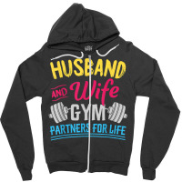 Fitness Couple Shirts   Matching Couples Workout Outfits T Shirt Zipper Hoodie | Artistshot