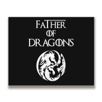 Father Of Dragons Fathers Day Gift Metal Print Horizontal | Artistshot