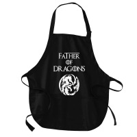 Father Of Dragons Fathers Day Gift Medium-length Apron | Artistshot