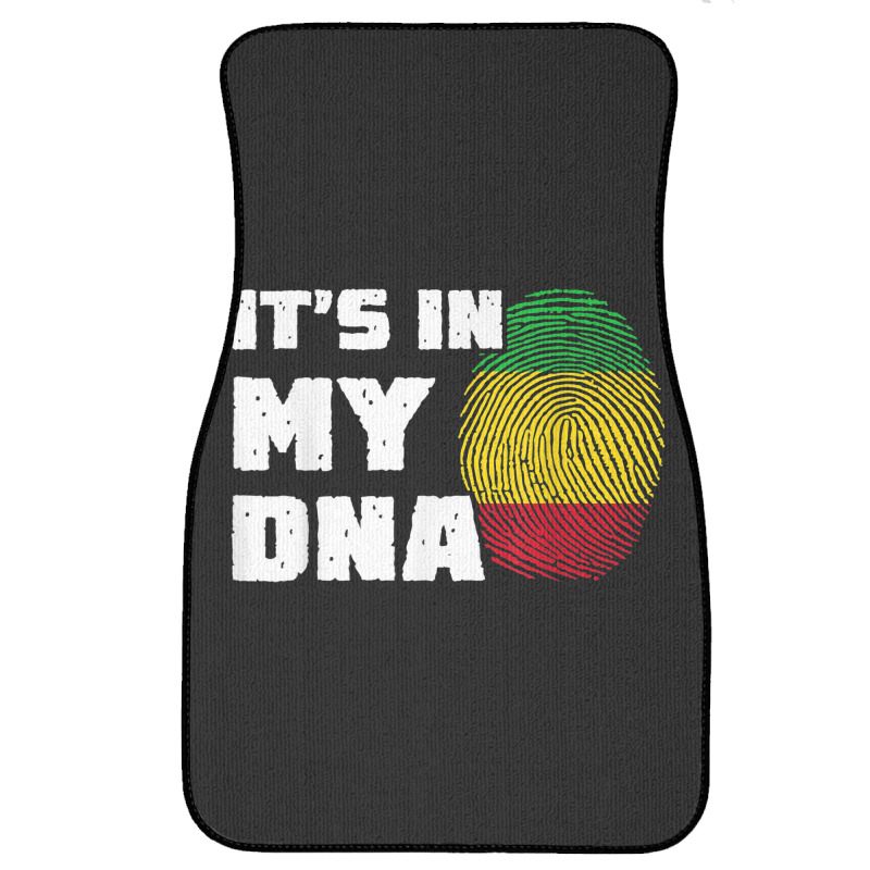 It's In My Dna Mali Flag Fingerprint Men Women Front Car Mat by Fashzilla | Artistshot