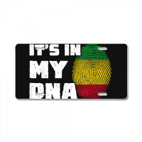 It's In My Dna Mali Flag Fingerprint Men Women License Plate | Artistshot