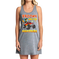 Brooms Are For Amateurs Witch Monster Car Halloween Scary Tank Dress | Artistshot