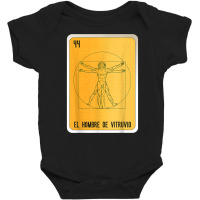 El Hombre De Vitruvio Mexican Slang Lottery Bingo Cards T Shirt Baby Bodysuit | Artistshot