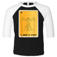 El Hombre De Vitruvio Mexican Slang Lottery Bingo Cards T Shirt Toddler 3/4 Sleeve Tee | Artistshot