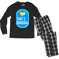 That's Banana Costume   Funny Lazy Halloween Costume Men's Long Sleeve Pajama Set | Artistshot