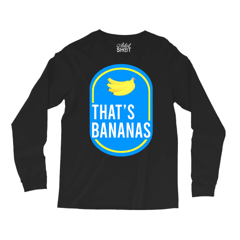 That's Banana Costume   Funny Lazy Halloween Costume Long Sleeve Shirts | Artistshot