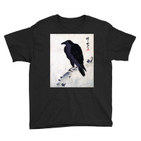 Japanese Art, Japanese Woodblock Art Print Crow Kyosai Long Sleeve T S Youth Tee | Artistshot